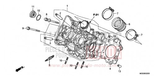 CYLINDER HEAD NC700XDD de 2013